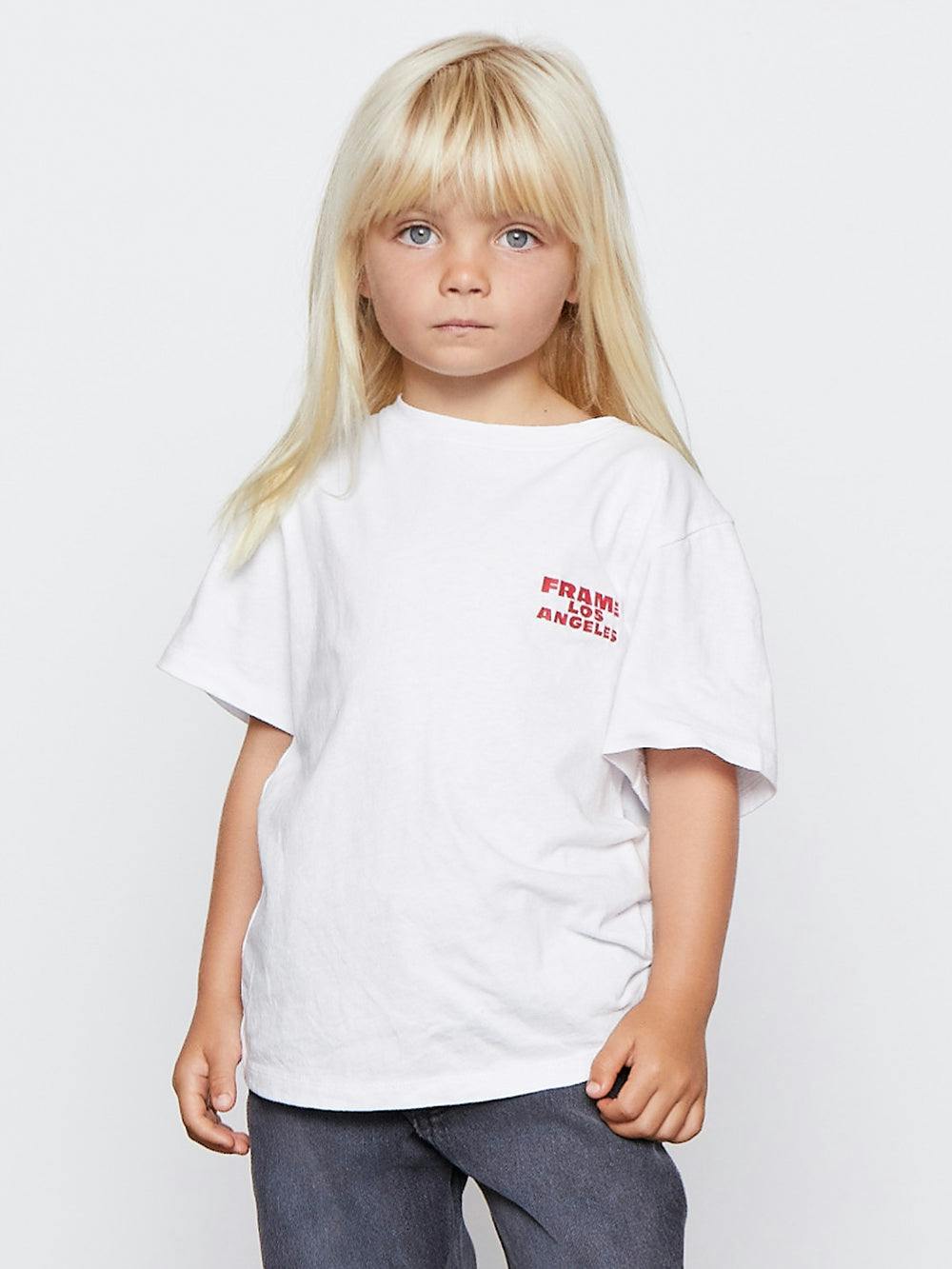 Frame Kids Tee -- Blanc